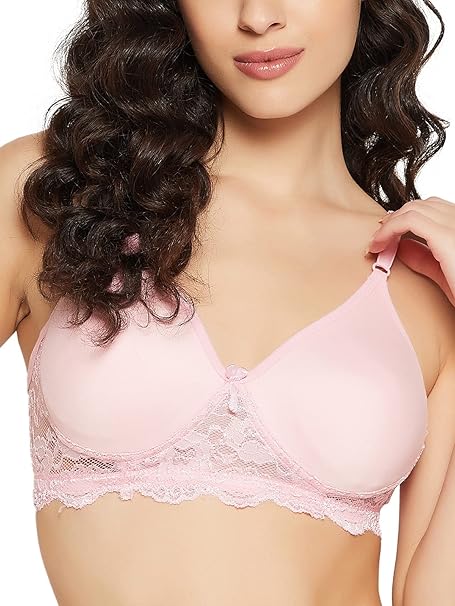 Clovia Women’s Cotton Solid Non-Padded Wire-Free Full-Cup T-Shirt Bra – Everyday Comfort